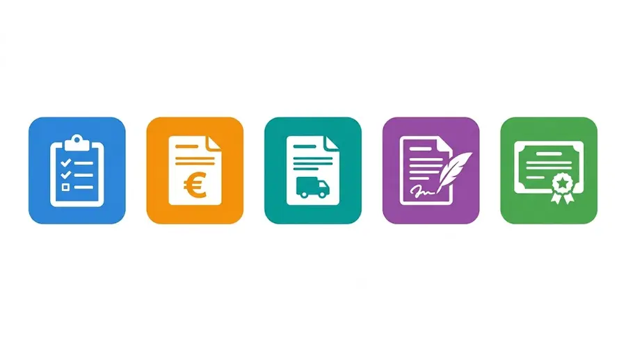 The five most time-consuming industrial document flows: orders, invoices, transport, contracts, regulatory