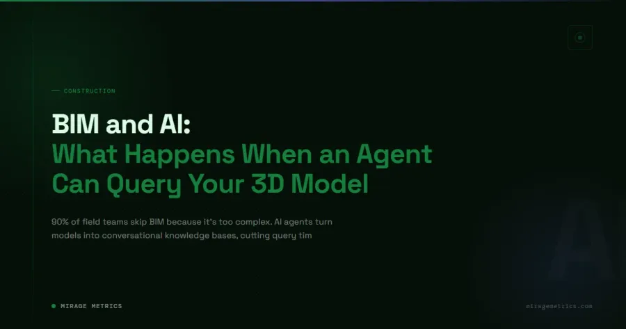 BIM AI component query: Convert models to instant answers