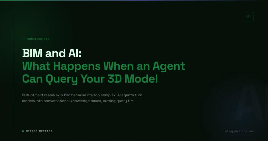 BIM and AI: What Happens When an Agent Can Query Your 3D Model