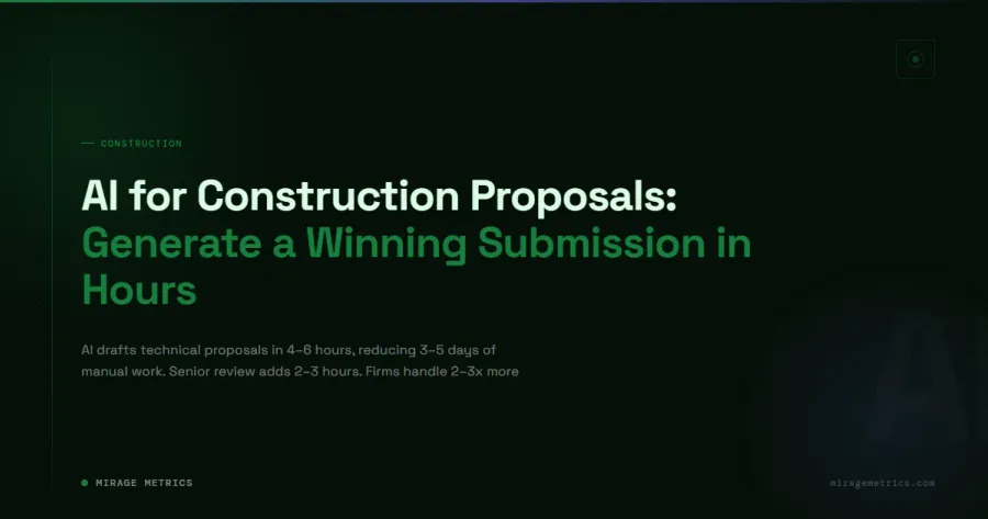 AI Construction Proposal Writing: Win in Hours