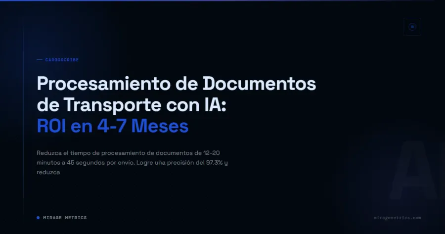 Automatización de Documentos de Transporte con IA