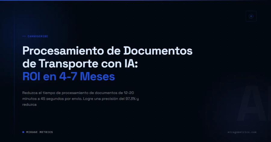Automatización de Documentos de Transporte con IA
