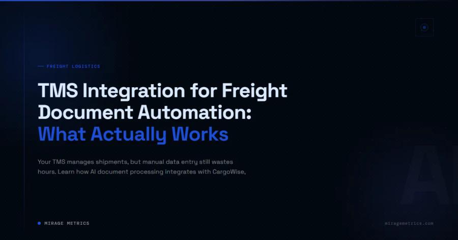 TMS Integration for Freight Document Automation: What Actually Works