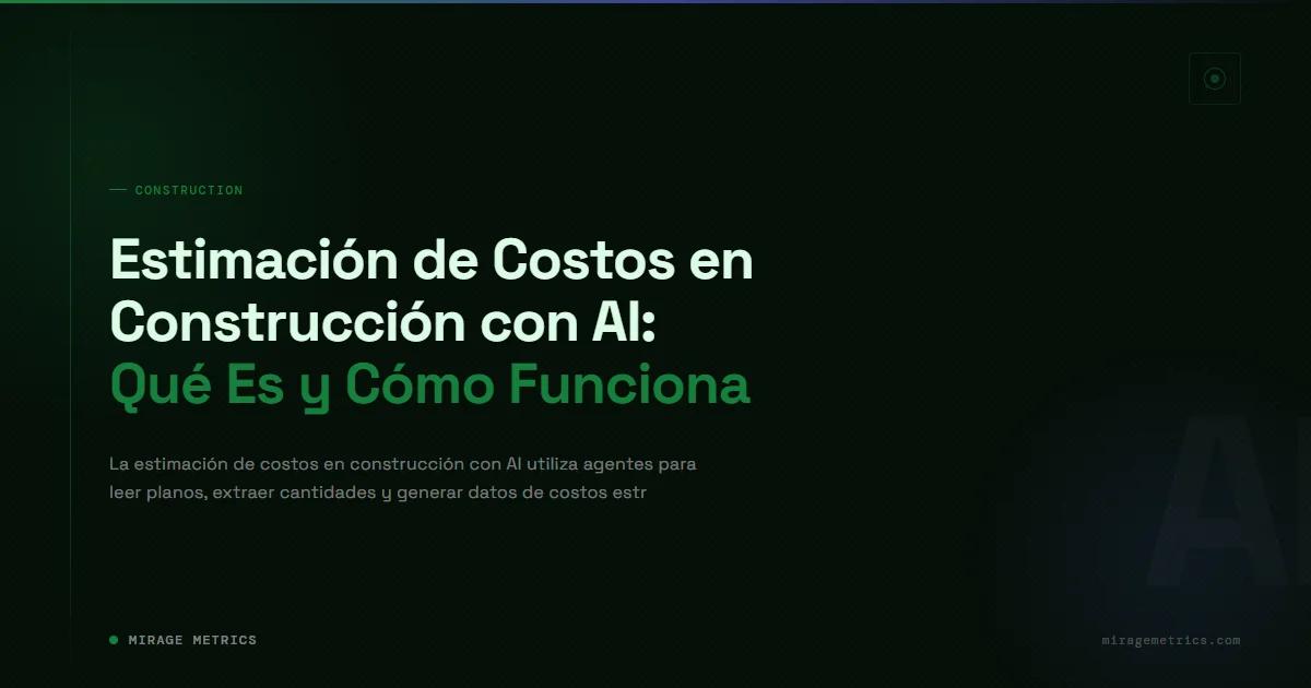 IA estima costos de construcción en minutos