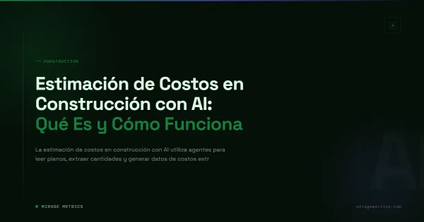 Estimación de costos en construcción con IA