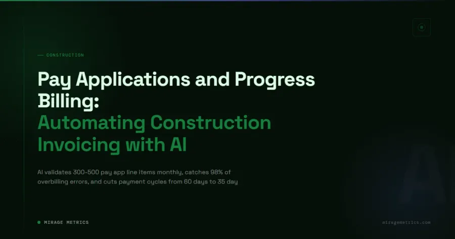 Pay application automation AI: verify subcontractor billing
