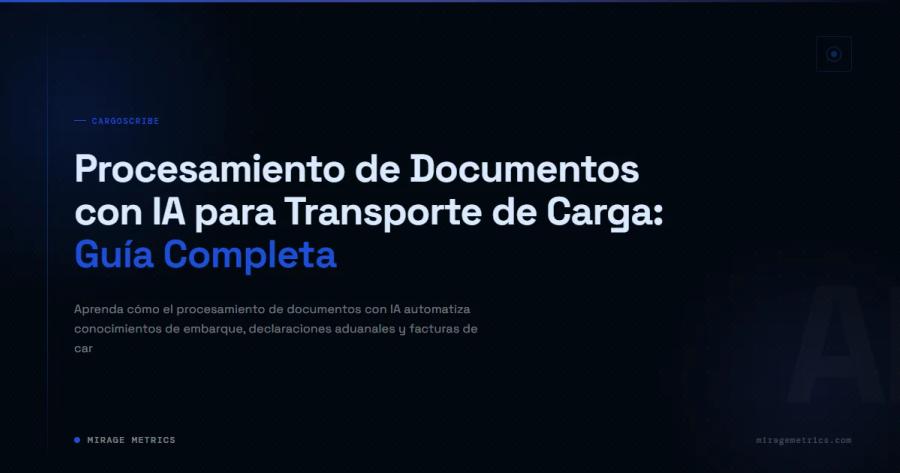 Procesamiento de Documentos IA para Carga
