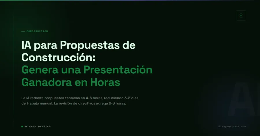 IA para Redacción de Propuestas de Construcción en Horas