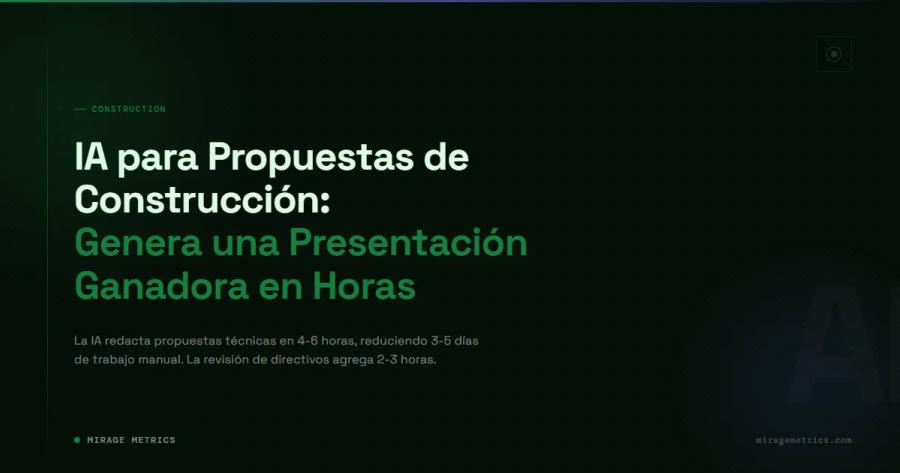 IA para Redacción de Propuestas de Construcción en Horas