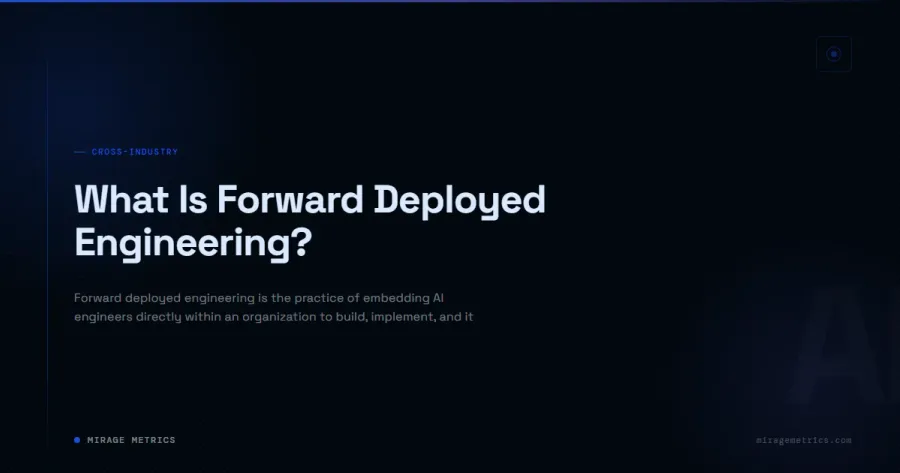 Forward Deployed Engineering: Build AI In-House