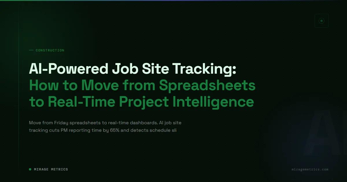 AI Job Site Tracking: From Spreadsheets to Real-Time Intel
