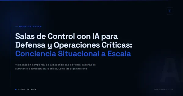 Sala de Control IA para Operaciones de Defensa