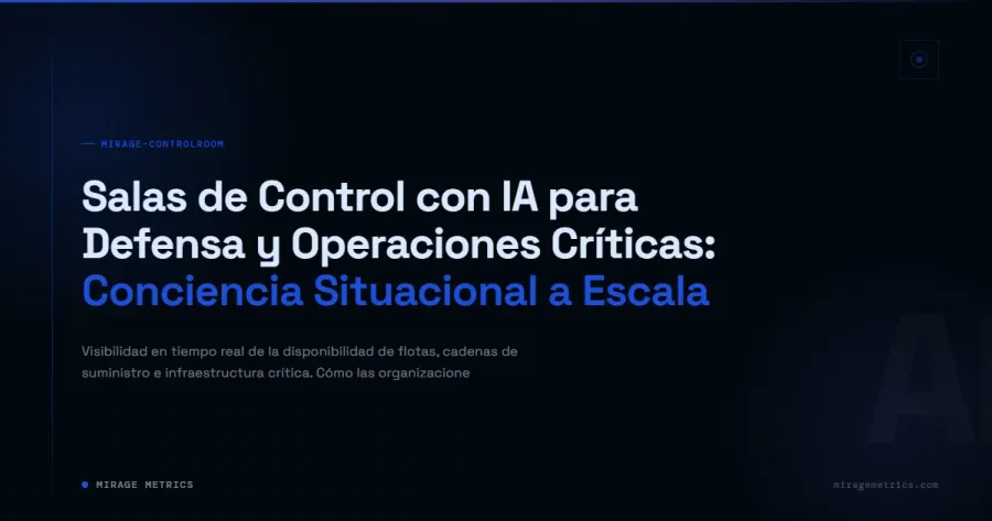 Sala de Control IA para Operaciones de Defensa