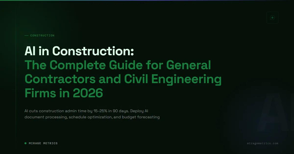 AI in Construction: Complete Guide for Contractors 2026