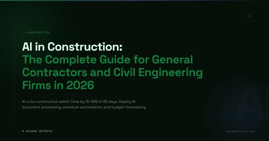 AI in Construction: The Complete Guide for General Contractors and Civil Engineering Firms in 2026