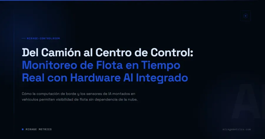 Monitoreo de flota en tiempo real con IA: Control total