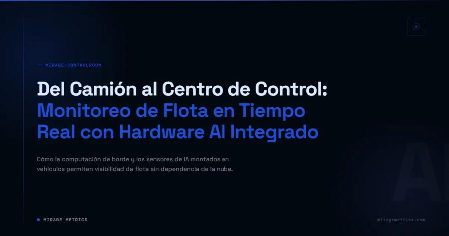 Monitoreo de flota en tiempo real con IA: Control total