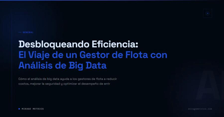 Mantenimiento Predictivo para Gestores de Flota