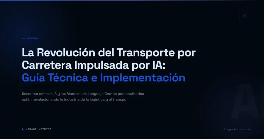 Análisis Predictivo en Transporte por IA