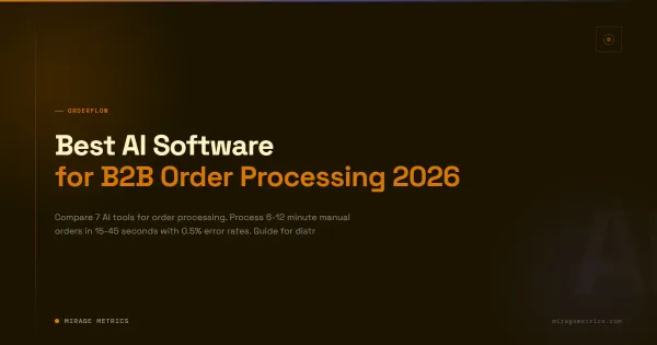 Best AI Software for B2B Order Processing 2026