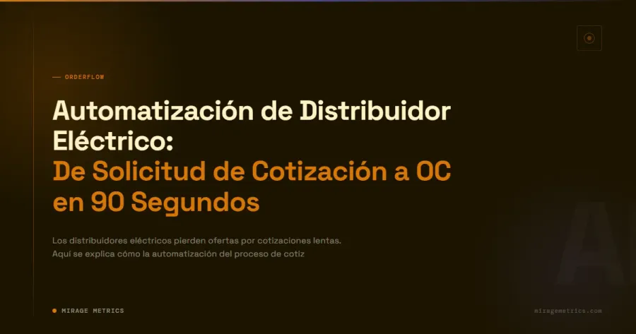 Software de distribuidor eléctrico: OC en 90 segundos