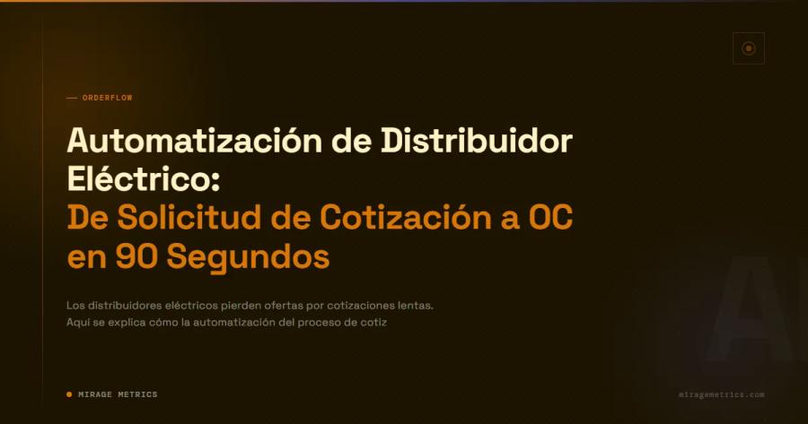 Software de distribuidor eléctrico: OC en 90 segundos