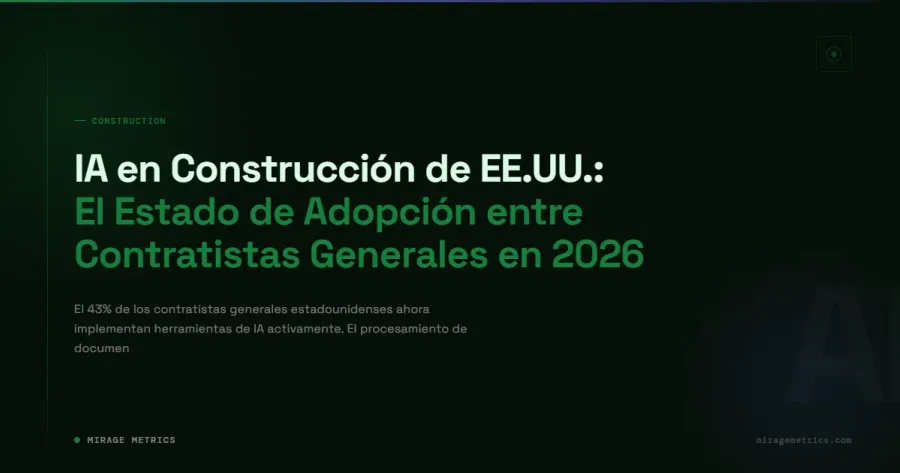 IA en Construcción de EE.UU.: Adopción entre Contratistas