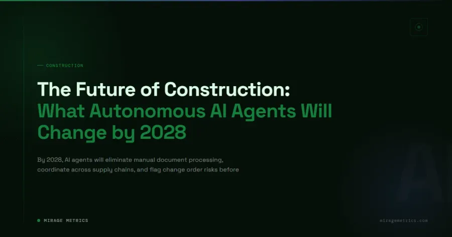 Future of Construction AI: What Changes by 2028