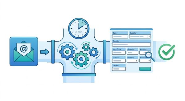 Automatiser le traitement des commandes reçues par email : du message à l'ERP en moins de 2 minutes