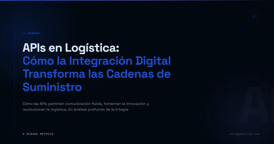 APIs en Logística: Integración de Cadenas de Suministro