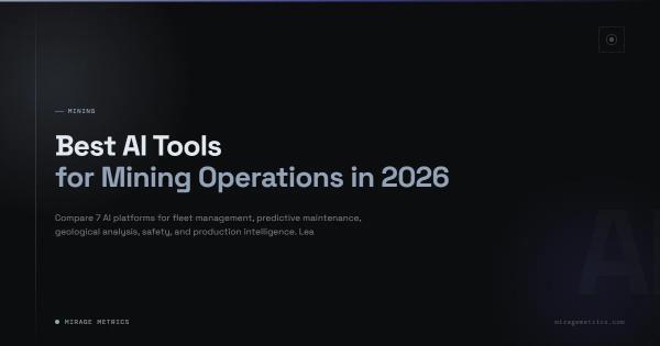 Best AI Tools for Mining Operations in 2026