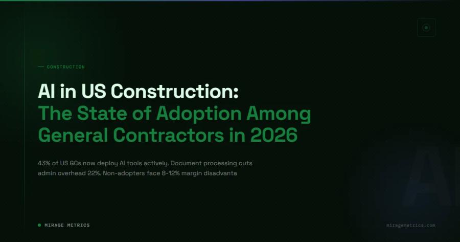 AI in US Construction: The State of Adoption Among General Contractors in 2026