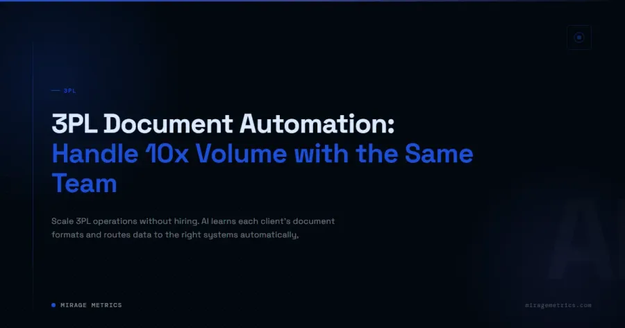 3PL Document Automation: Handle 10x Volume