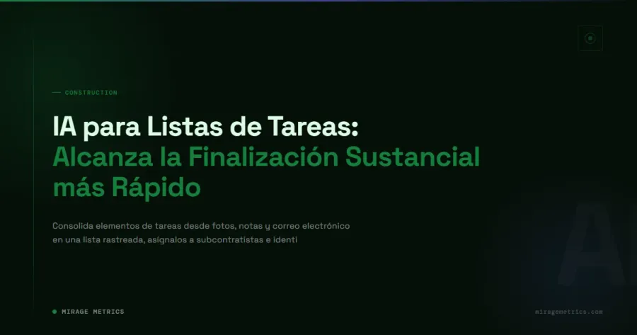 Gestión de listas de tareas con IA: más rápido