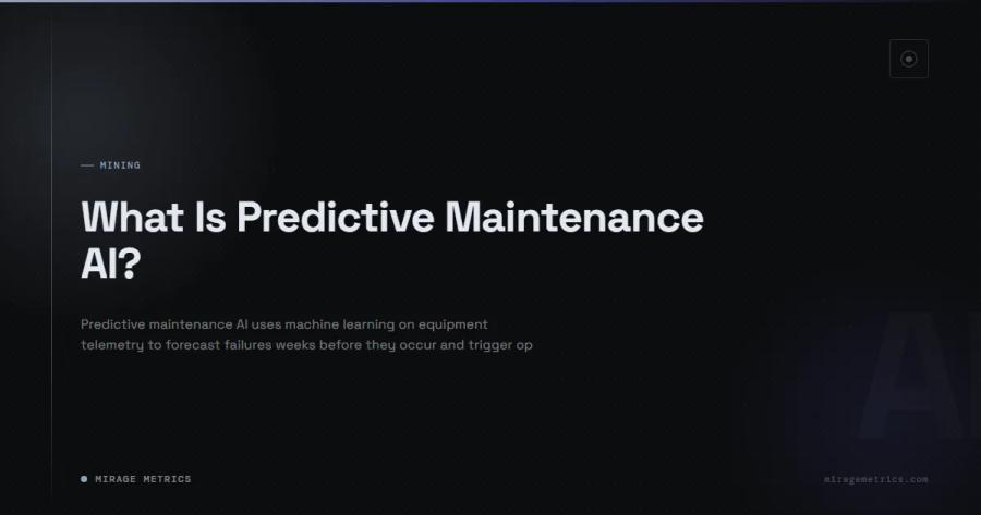 What Is Predictive Maintenance AI?