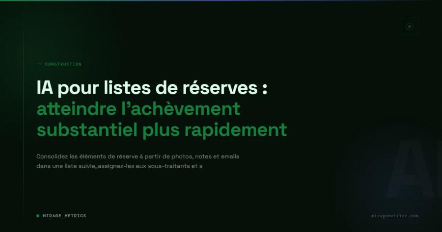 gestion IA des listes de réserve: plus rapide