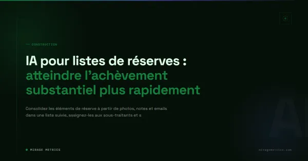 gestion IA des listes de réserve: plus rapide