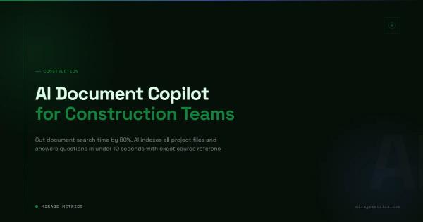 AI Document Copilot for Construction Teams