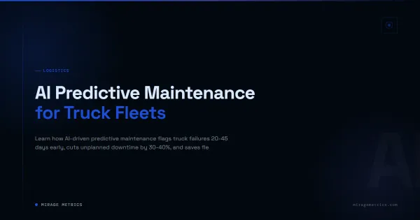 AI Predictive Maintenance for Truck Fleets
