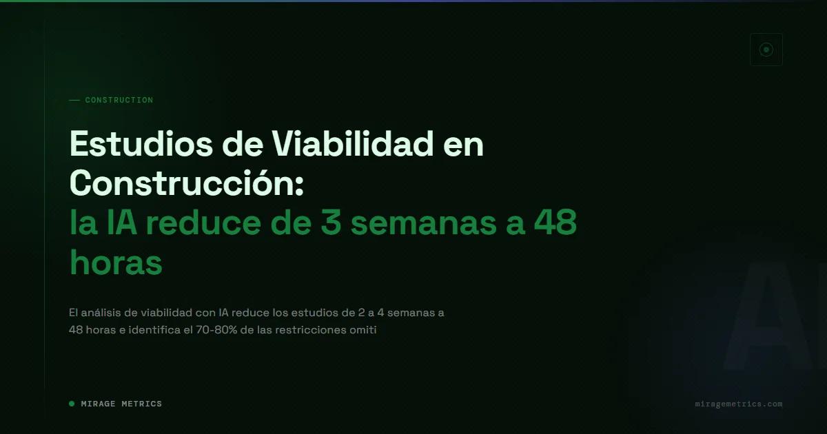 Estudio de viabilidad construcción IA: 48 horas