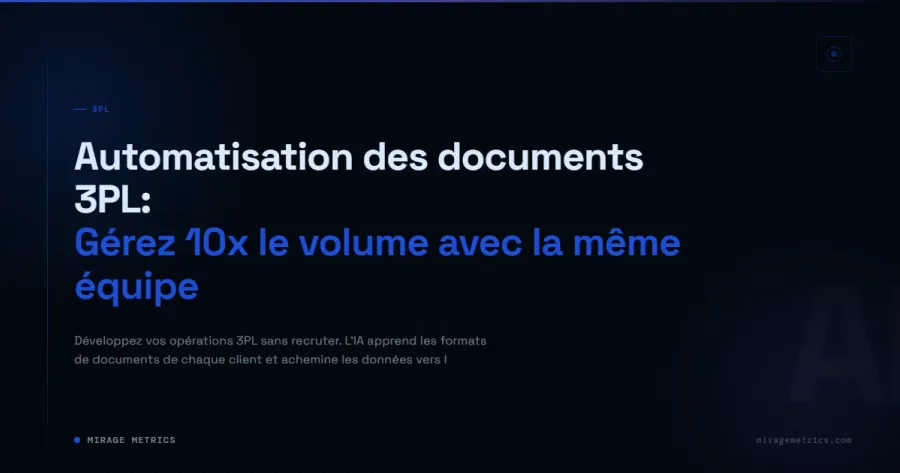 Automatisation documents 3PL: gérez 10x plus