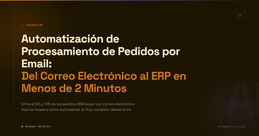 Automatizar pedidos por email al ERP en 2 min