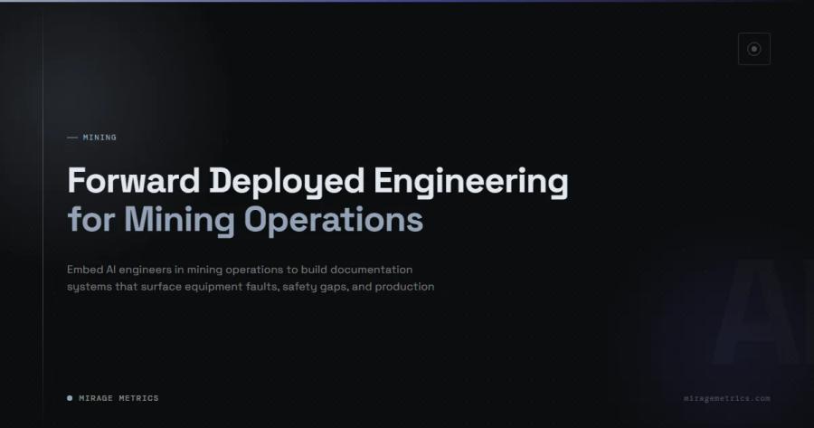 Forward Deployed Engineering for Mining Operations