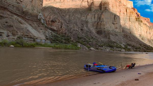 Relaxing by the river