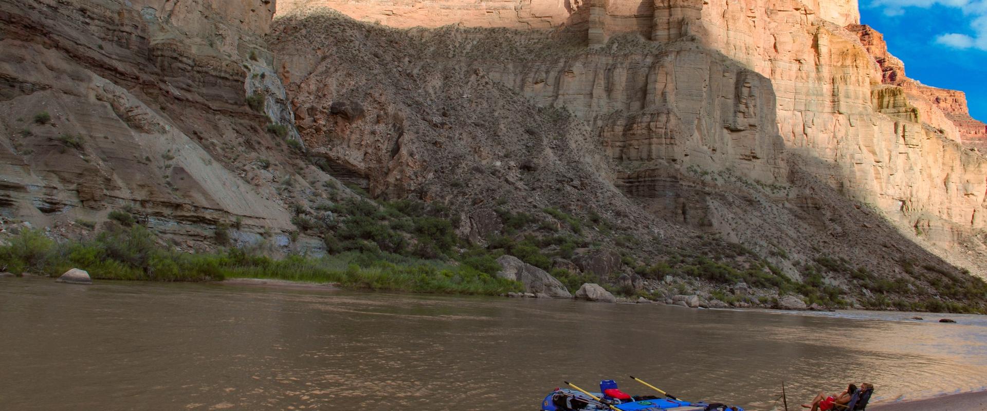 Rafters on the river