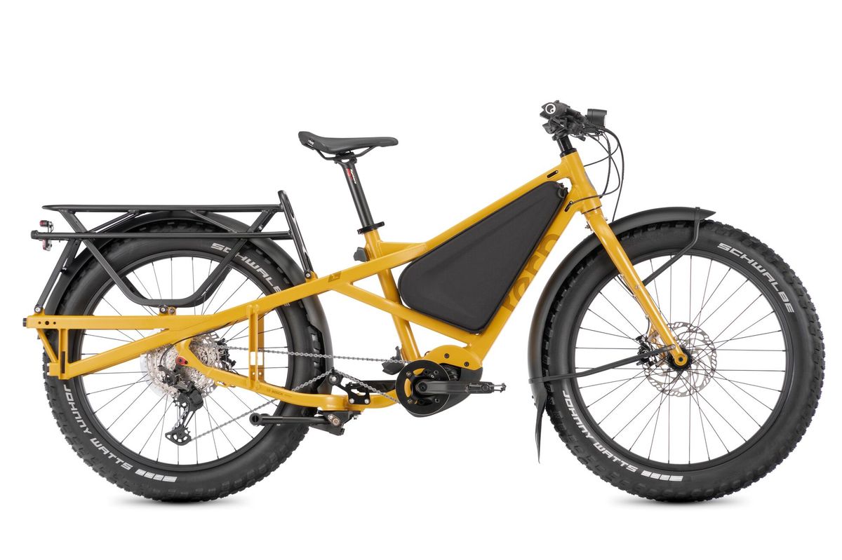 Tern Orox S12 in Highland yellow, side profile