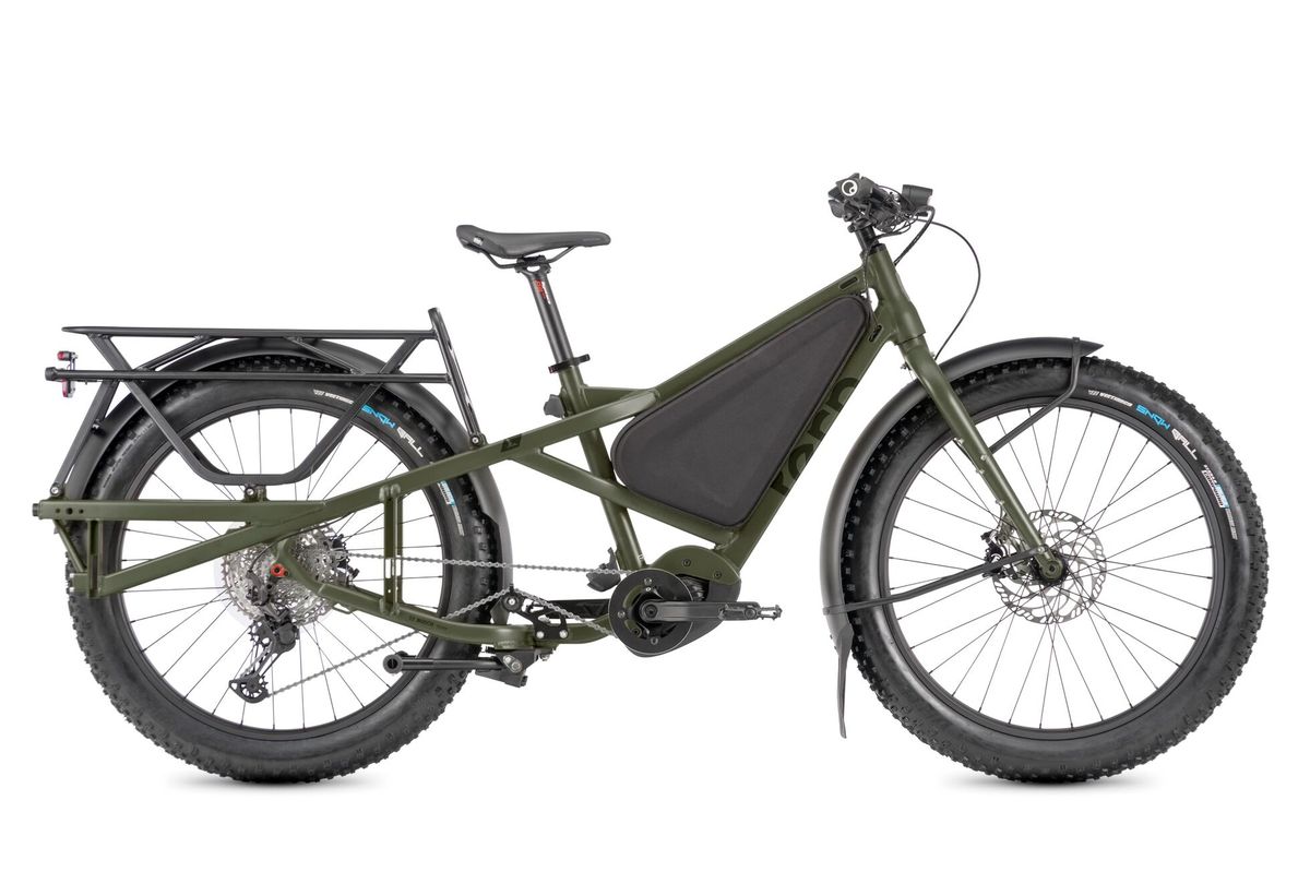 Tern Orox S12 e-bike in Pine, side view