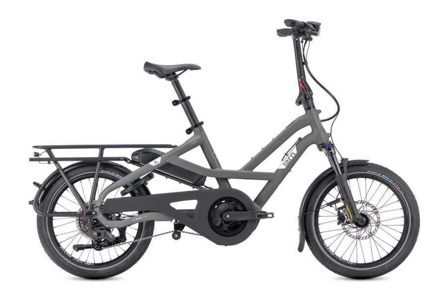 Tern HSD P10e Sport e-bike in Basalt, side view