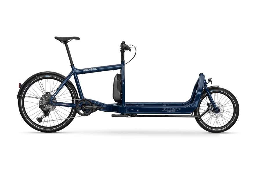 Larry vs Harry eBullitt EP801 cargo e-bike in Moondog, side view