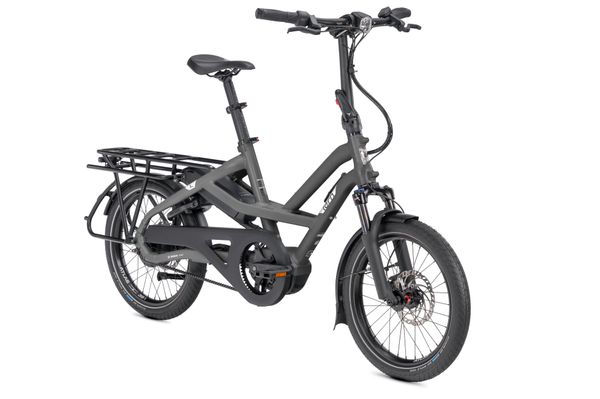 Tern HSD P00 e-bike in Basalt, three-quarter view